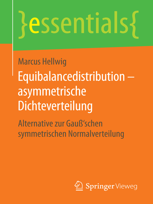 Title details for Equibalancedistribution – asymmetrische Dichteverteilung by Marcus Hellwig - Available